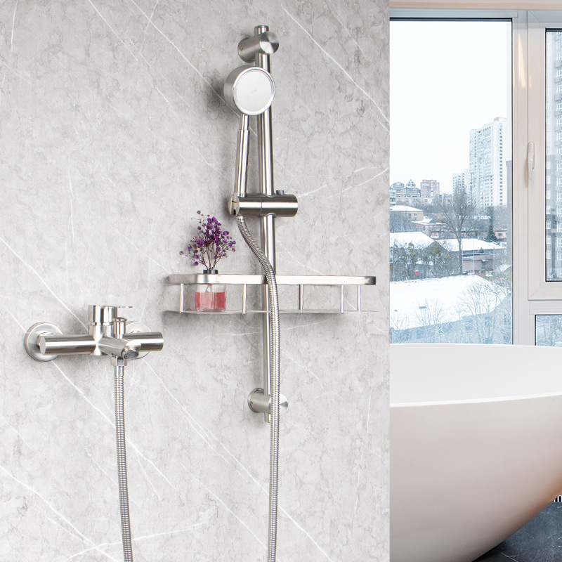 304 nerūdijančio plieno dušo ir vonios čiaupas, sieninis montavimas, karšto ir šalto maišymo vožtuvas, paslėpta įranga, ES CE sertifikatas