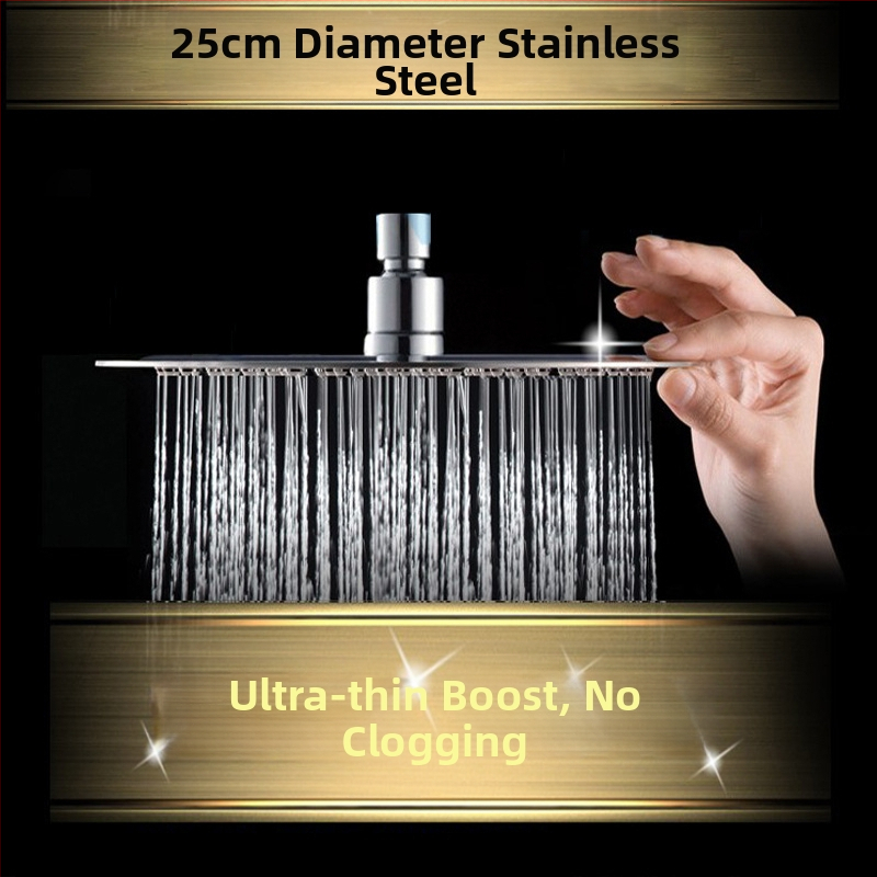 Vario viršutinė dušo galva su lietaus funkcija, srieginis montavimas, darbinis slėgis 2,5 bar, bendras modelis