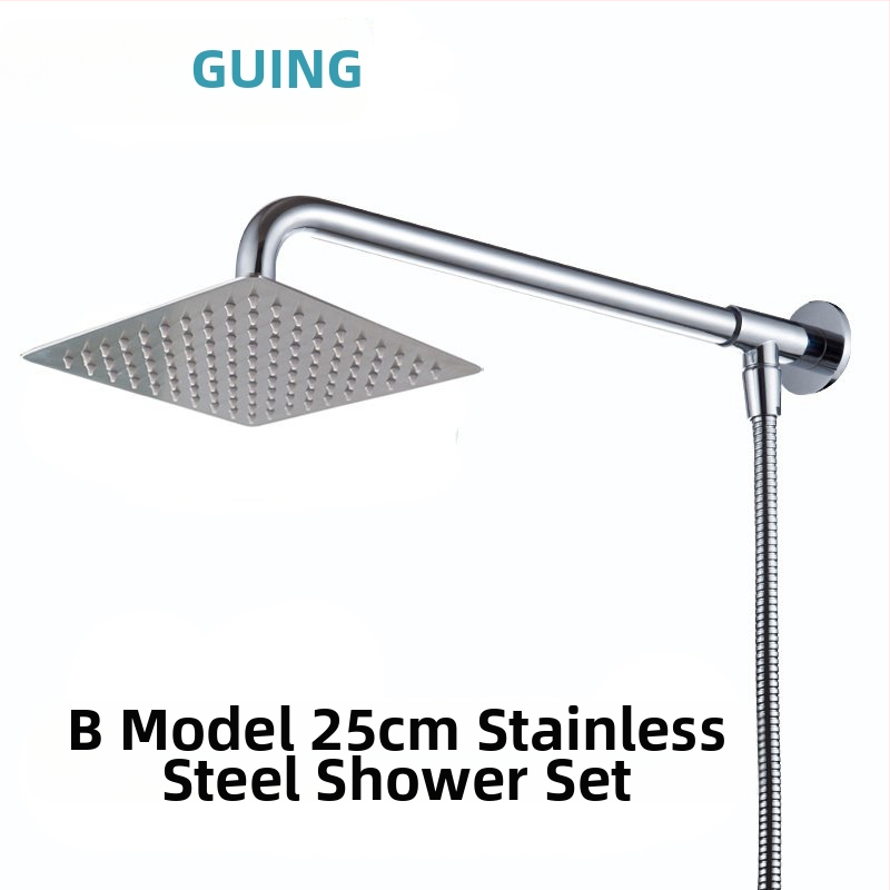 Vario viršutinė dušo galva su lietaus funkcija, srieginis montavimas, darbinis slėgis 2,5 bar, bendras modelis