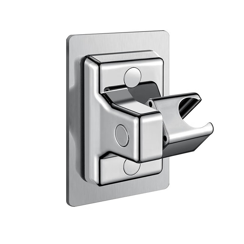 Dušo galvutės laikiklis, reguliuojamas sieninis laikiklis, be gręžimo, ABS