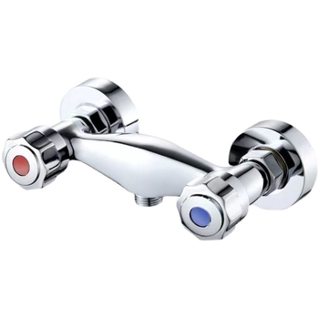 Dušo maišytuvas įmontuojamas į sieną – varinis korpusas, indukcinis atidarymas, sienos montavimas, CE sertifikatas.