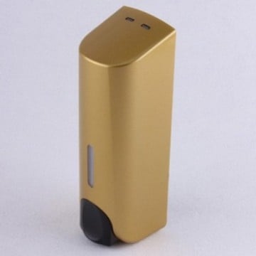 Dozatorius muilui ir vonios/šampūno dėžutė – ABS, 500 g, injekcinis formavimas, šiuolaikinis minimalistinis stilius, rankinis spaudimas