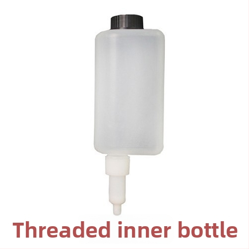 Dozatorius muilui ir vonios/šampūno dėžutė – ABS, 500 g, injekcinis formavimas, šiuolaikinis minimalistinis stilius, rankinis spaudimas