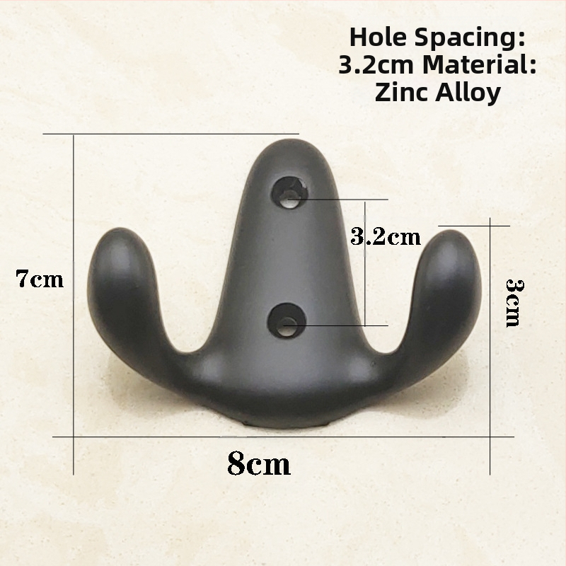 Άγκιστρο ρούχων, Κράμα Ψευδαργύρου, Διπλό Άγκιστρο (Φορτίο >30 kg, Εθνικό Στυλ)