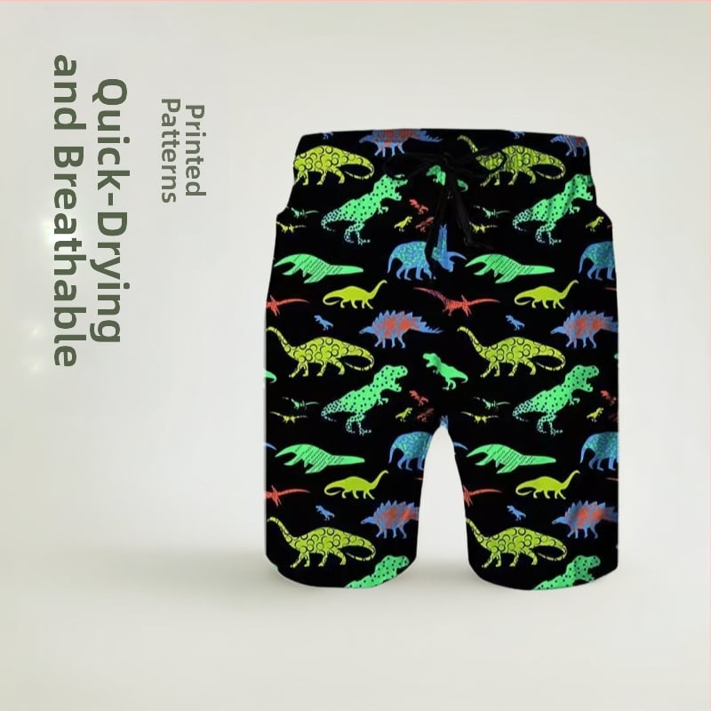 Ανδρικά μαγιό παραλίας με 3D εκτύπωση, γρήγορο στέγνωμα, Καλοκαίρι 2023, πολυεστέρας 80% σε ανάμειξη χημικών ινών, μινιμαλιστικό σχέδιο