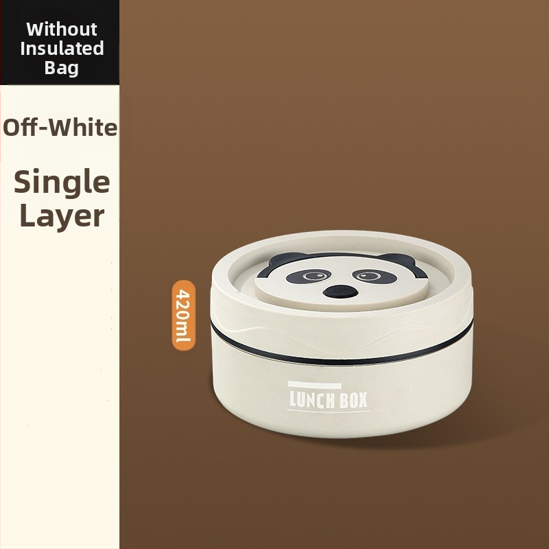 304 nerūsējošā tērauda pusdienu kastīte, apaļa, mikroviļņu droša, vienu slāni, logotipa drukāšana pieejama