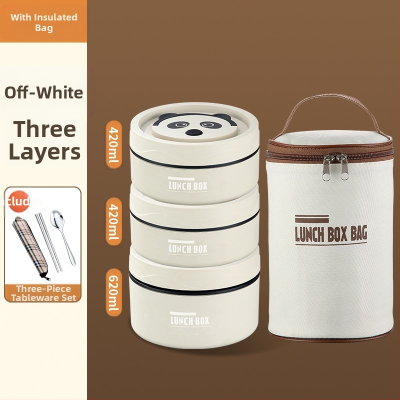 304 nerūsējošā tērauda pusdienu kastīte, apaļa, mikroviļņu droša, vienu slāni, logotipa drukāšana pieejama