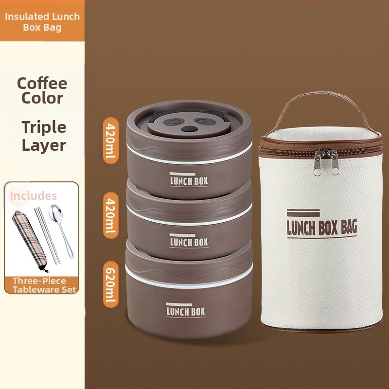 304 nerūsējošā tērauda pusdienu kastīte, apaļa, mikroviļņu droša, vienu slāni, logotipa drukāšana pieejama