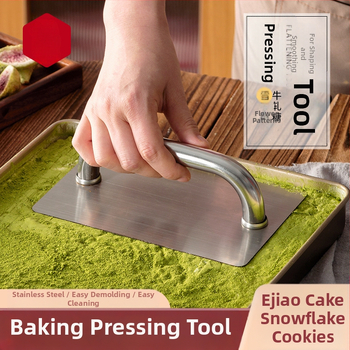 Konditerijos formų rinkinys su presavimo, formavimo ir pjaustymo plokštėmis Snowflake Crisp ir Ejiao Cake, kinų stiliaus, namų naudojimui – pilnas rinkinys
