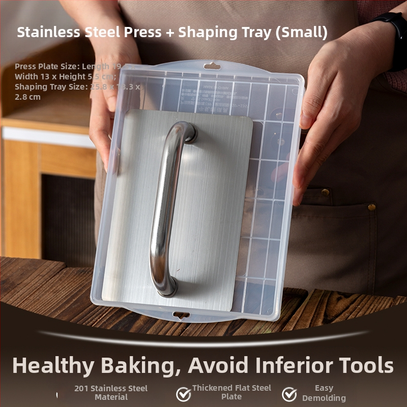 Konditerijos formų rinkinys su presavimo, formavimo ir pjaustymo plokštėmis Snowflake Crisp ir Ejiao Cake, kinų stiliaus, namų naudojimui – pilnas rinkinys