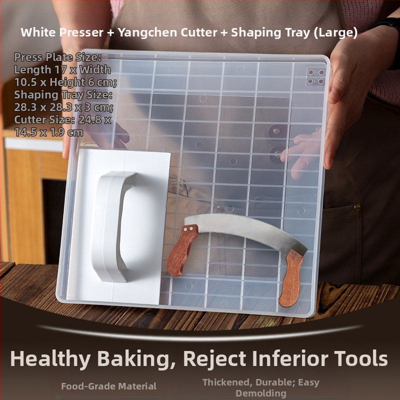 Konditerijos formų rinkinys su presavimo, formavimo ir pjaustymo plokštėmis Snowflake Crisp ir Ejiao Cake, kinų stiliaus, namų naudojimui – pilnas rinkinys