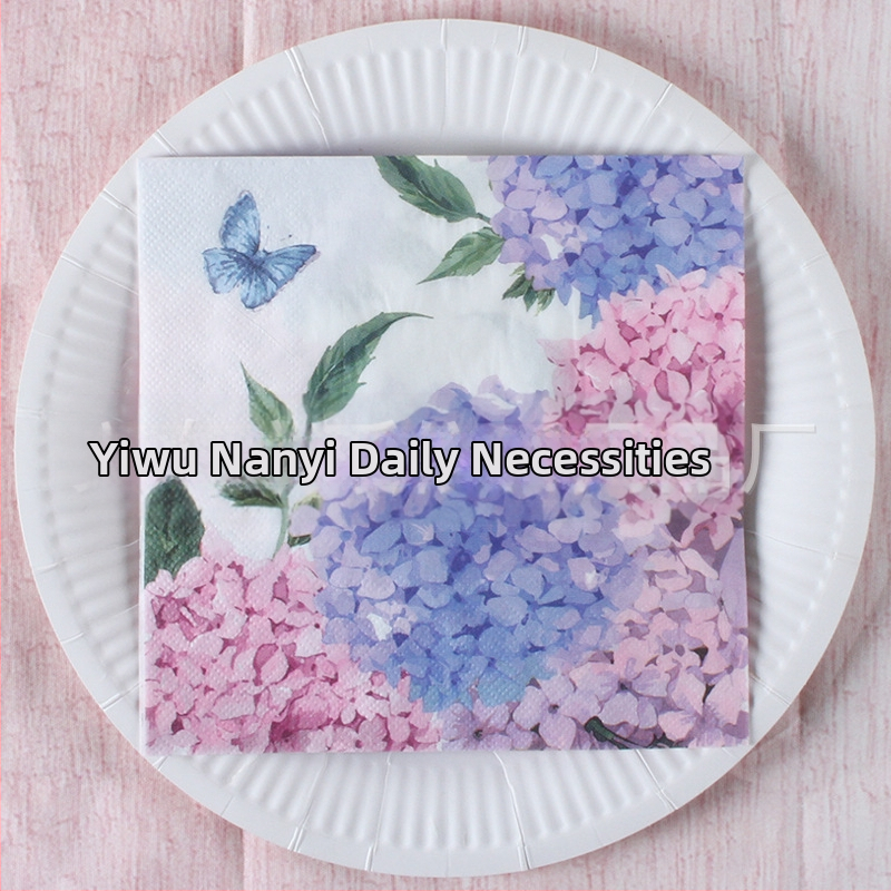 Χαρτοπετσέτα με εκτύπωση τροπικού δάσους σε σκανδιναβικό στυλ, 3-πλά, από virgin ξυλοπολτό, 20 φύλλα, 70 g, δυνατότητα εκτύπωσης λογότυπου