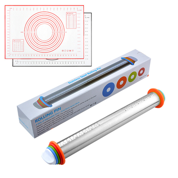 Dawn nerūdijančio plieno tešlos kočėnas – šiuolaikiškas minimalistinis dizainas