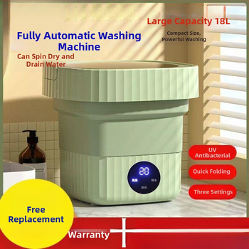 Μίνι πλυντήριο ρούχων με πτυσσόμενο σχέδιο, διπλής χρήσης για εσώρουχα και κάλτσες, κατάλληλο για φοιτητές