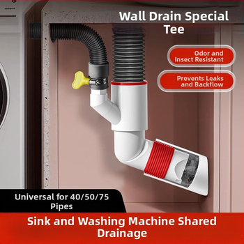 Βαλβίδα αποχέτευσης τοίχου με ABS+σιλικόνη, μηχανισμός ανάσυρσης, τύπος βρετανικού αποχέτευσης, μοντέρνο μινιμαλιστικό στυλ (Lj wall row)