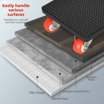 onkel.j Μετακινητής επίπλων με πανταχού ρόδες – ABS, σετ 9 τεμαχίων, εργαλεία μετακίνησης, οικιακή χρήση