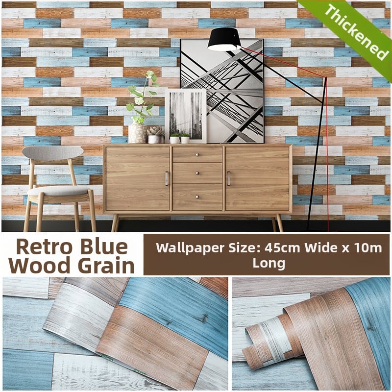 Savarankiškai lipinama 3D medžio faktūros tapetai, PVC, trijų sluoksnių konstrukcija, atsparūs vandeniui ir drėgmei, sienų dekoras