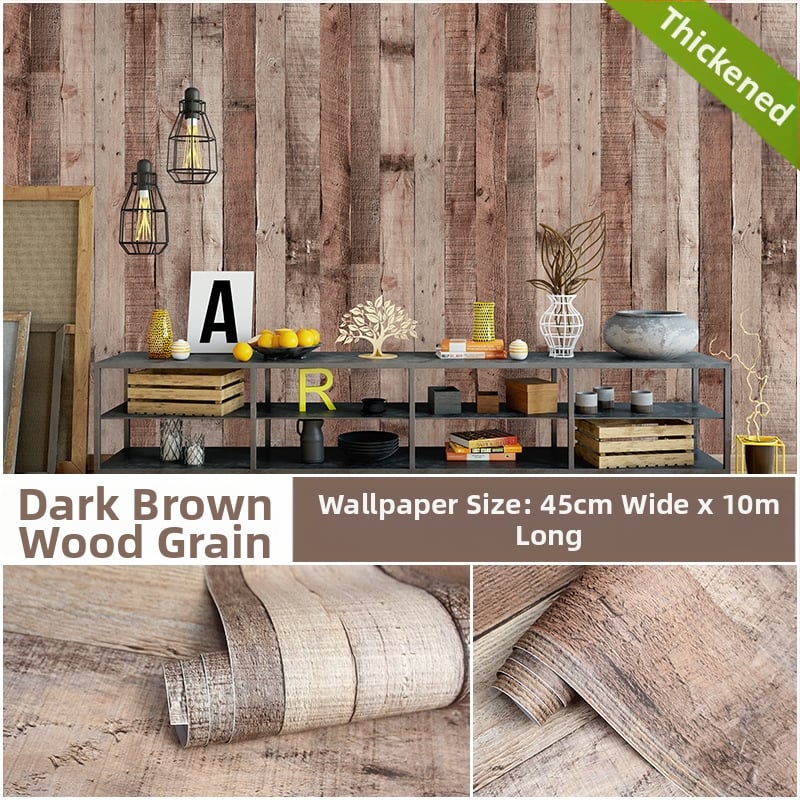 Savarankiškai lipinama 3D medžio faktūros tapetai, PVC, trijų sluoksnių konstrukcija, atsparūs vandeniui ir drėgmei, sienų dekoras