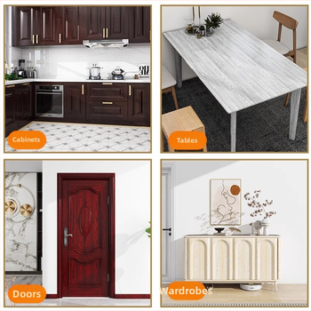 Αυτοκόλλητο με μοτίβο ξύλου για έπιπλα – ανθεκτικό στο νερό και στην υγρασία, κατά του λερώματος και της μούχλας, PVC διακοσμητικό τοίχου