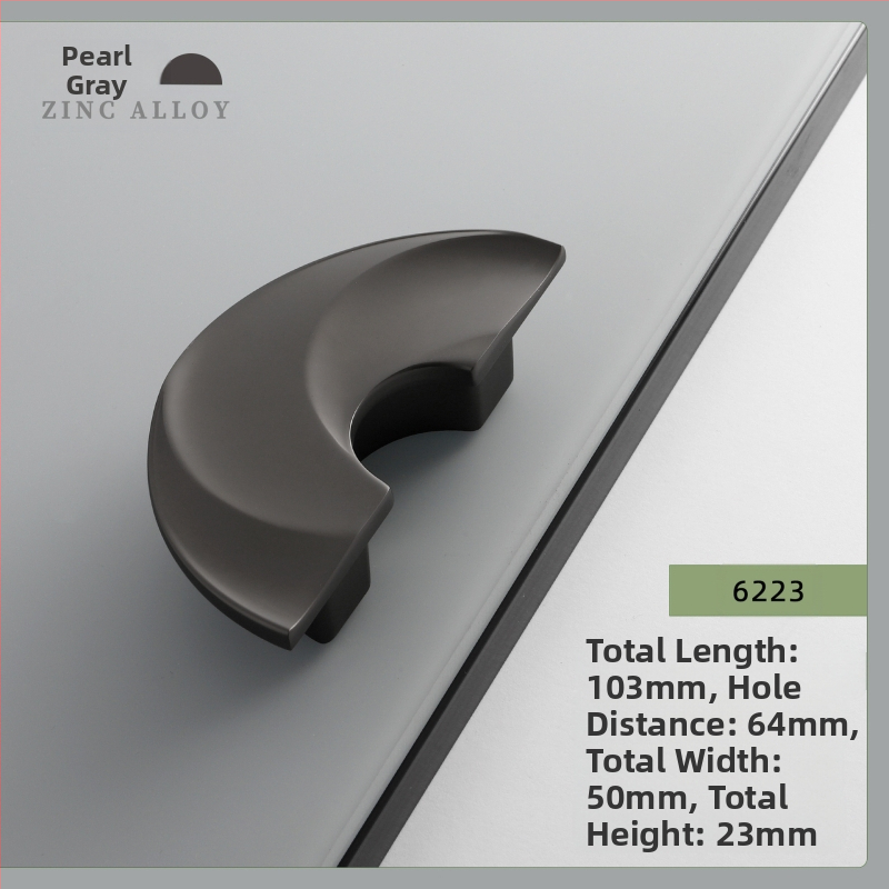 Pora spintos rankenėlių — cinko lydinys, elektroplatavimas, šiuolaikinis minimalistinis stilius, modelis 6223-6225