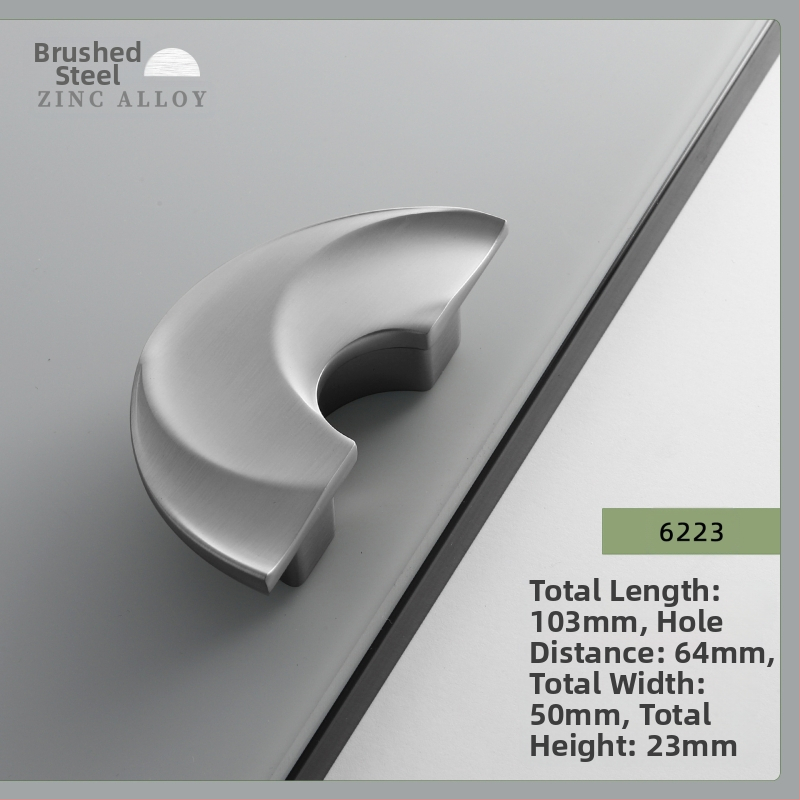 Pora spintos rankenėlių — cinko lydinys, elektroplatavimas, šiuolaikinis minimalistinis stilius, modelis 6223-6225