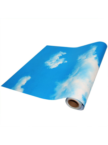 Αυτοκόλλητο τοίχου PVC, αδιάβροχο, αυτοκόλλητο, μοτίβο Ουρανός και Σύννεφα, παχυσμένο