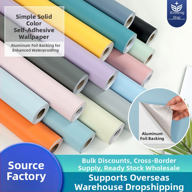 Savaime klijuojamos PVC tapetės, atsparios vandeniui, ugniai, pelėsiams, garso izoliacija, vientisas raštas, tinkama svetainei, miegamajam ir biurui.