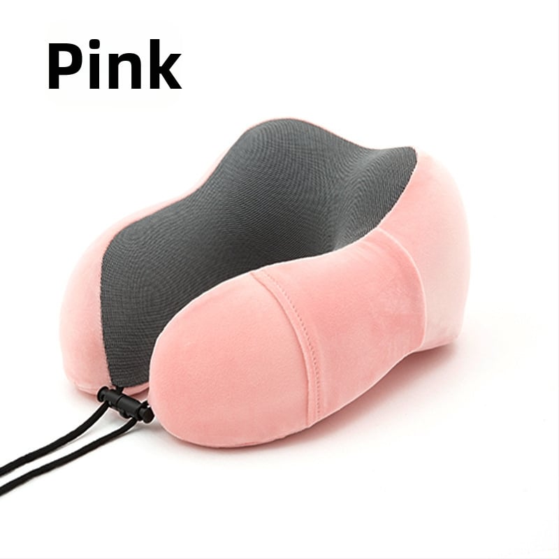 U formos kaklo pagalvė iš atminties putų, skirta biuro poilsiui ir kelionėms, kaklo slankstelių parama, lėktuvo kaklo pagalvė suaugusiems