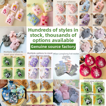 Μπουκάλι ζεστού νερού από βελούδινο ύφασμα, χαριτωμένος σχεδιασμός; PVC υψηλής πυκνότητας; θέρμανση με γέμισμα νερού; πολυλειτουργική χρήση για χέρια, πόδια, μέση, κοιλιά, κεφάλι και πλάτη; θερμό και κρύο διπλής χρήσης.