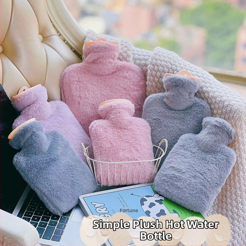 Μπουκάλι ζεστού νερού από βελούδινο ύφασμα, χαριτωμένος σχεδιασμός; PVC υψηλής πυκνότητας; θέρμανση με γέμισμα νερού; πολυλειτουργική χρήση για χέρια, πόδια, μέση, κοιλιά, κεφάλι και πλάτη; θερμό και κρύο διπλής χρήσης.