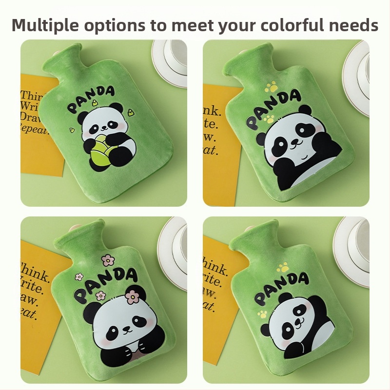 Μπουκάλι ζεστού νερού από βελούδινο ύφασμα, χαριτωμένος σχεδιασμός; PVC υψηλής πυκνότητας; θέρμανση με γέμισμα νερού; πολυλειτουργική χρήση για χέρια, πόδια, μέση, κοιλιά, κεφάλι και πλάτη; θερμό και κρύο διπλής χρήσης.