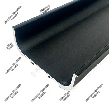 Aliuminio lydinio spintelės rankenėlės be rankenų, modernus minimalistinis stilius, tinka vidinėms ir apatiniams garderobo spintoms, montavimas be gręžimo