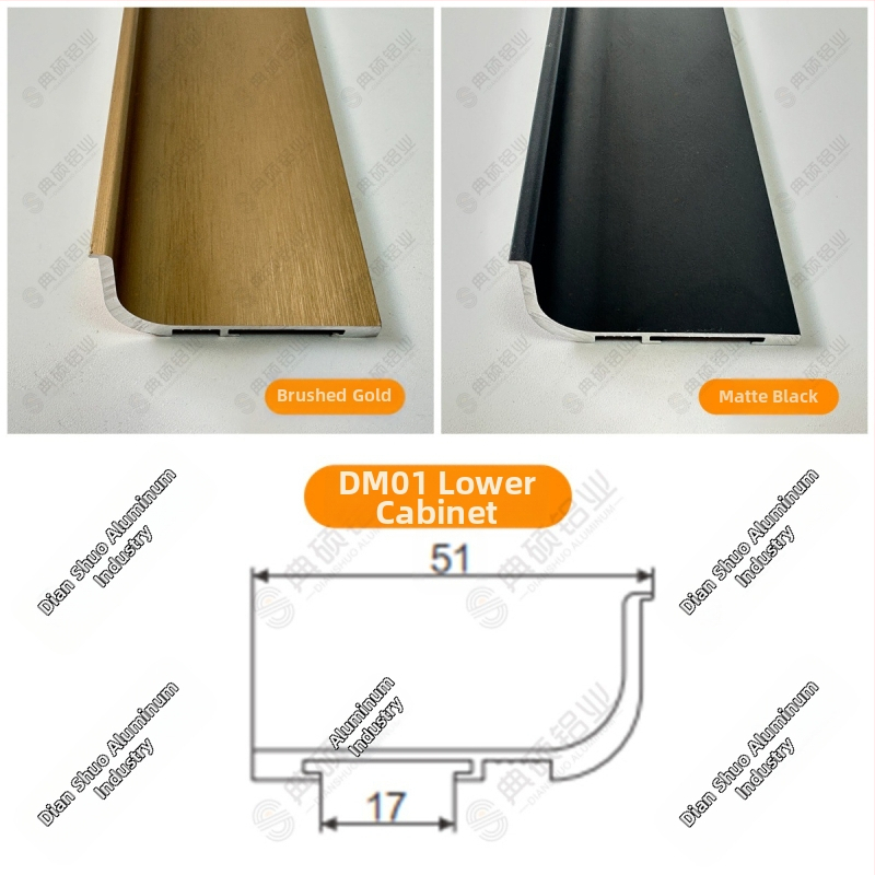 Aliuminio lydinio spintelės rankenėlės be rankenų, modernus minimalistinis stilius, tinka vidinėms ir apatiniams garderobo spintoms, montavimas be gręžimo