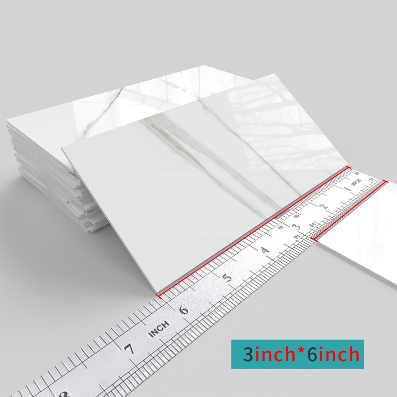 PET 3D sienos lipdukas – lipnus, atsparus vandeniui ir aliejui atsparus sienų dekorui svetainei, virtuvei ir voniai – modernus minimalistinis stilus