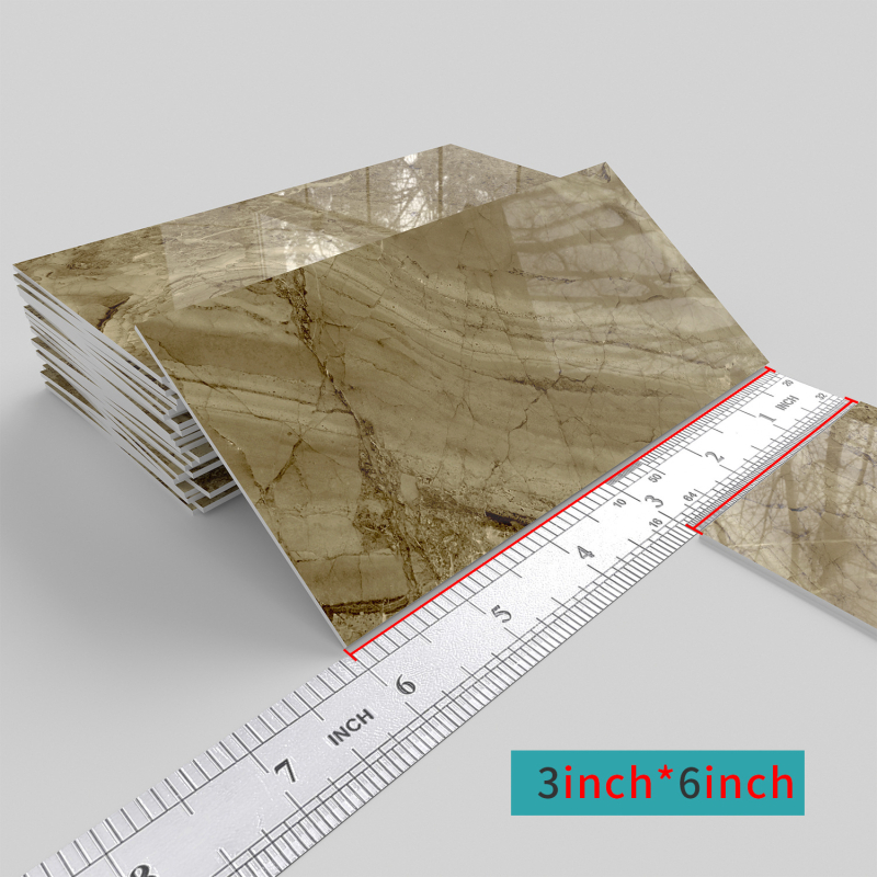 PET 3D sienos lipdukas – lipnus, atsparus vandeniui ir aliejui atsparus sienų dekorui svetainei, virtuvei ir voniai – modernus minimalistinis stilus