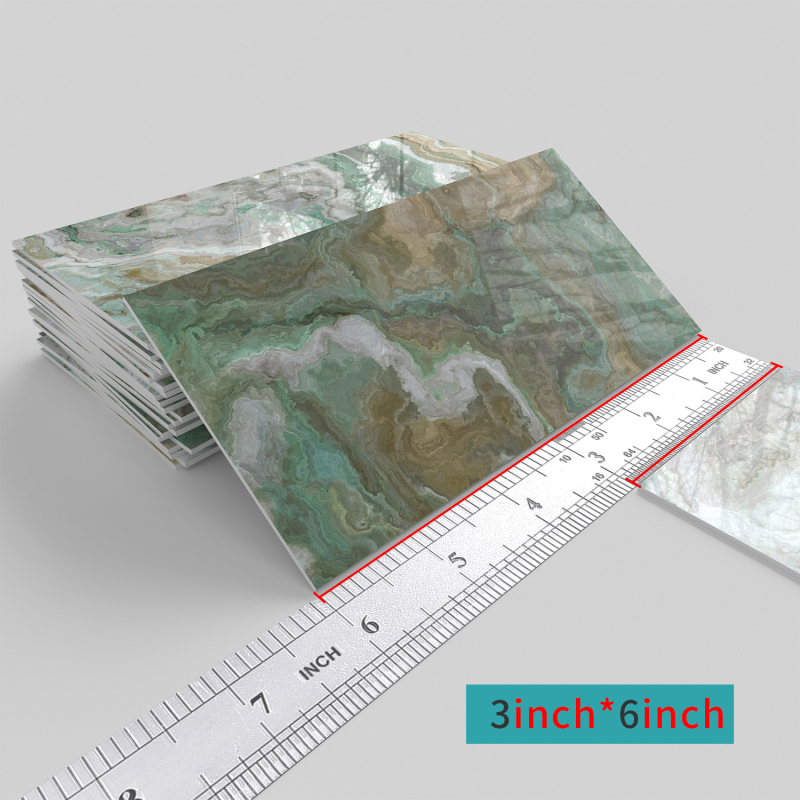 PET 3D sienos lipdukas – lipnus, atsparus vandeniui ir aliejui atsparus sienų dekorui svetainei, virtuvei ir voniai – modernus minimalistinis stilus