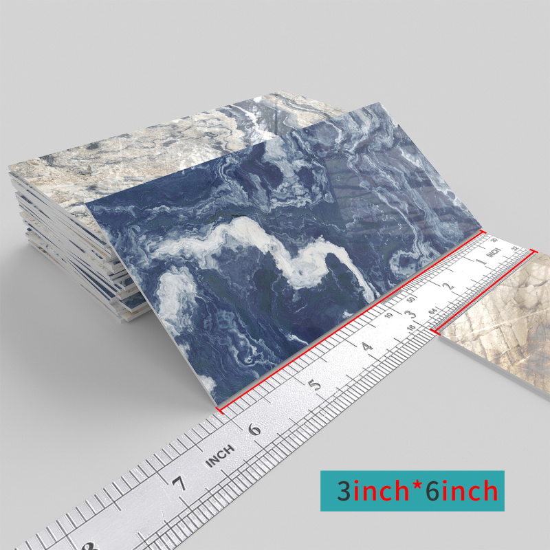 PET 3D sienos lipdukas – lipnus, atsparus vandeniui ir aliejui atsparus sienų dekorui svetainei, virtuvei ir voniai – modernus minimalistinis stilus