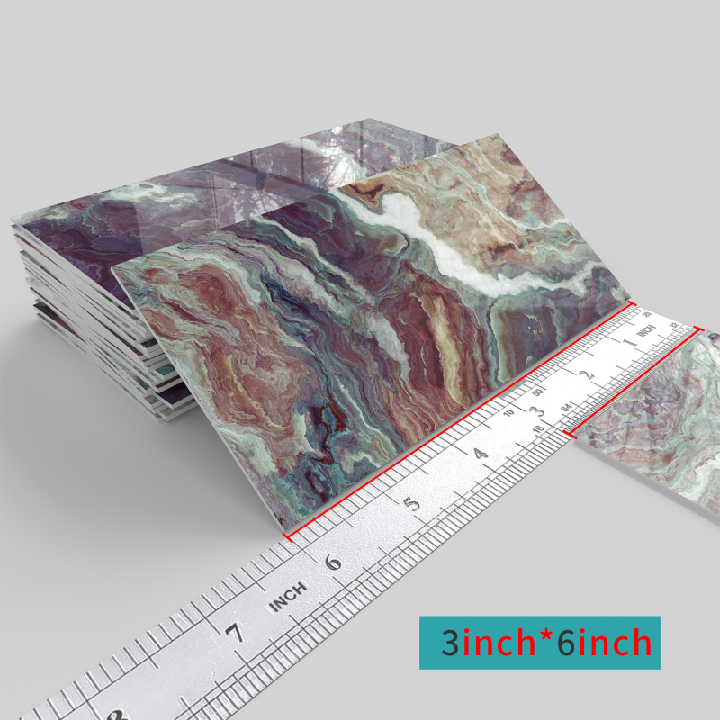 PET 3D sienos lipdukas – lipnus, atsparus vandeniui ir aliejui atsparus sienų dekorui svetainei, virtuvei ir voniai – modernus minimalistinis stilus