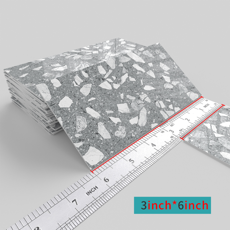 PET 3D sienos lipdukas – lipnus, atsparus vandeniui ir aliejui atsparus sienų dekorui svetainei, virtuvei ir voniai – modernus minimalistinis stilus