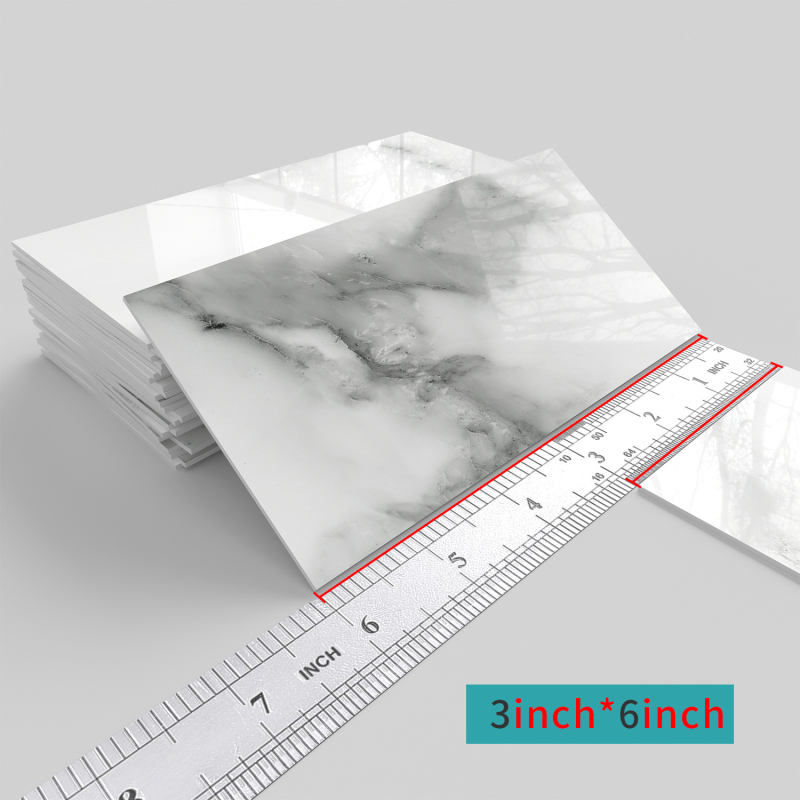 PET 3D sienos lipdukas – lipnus, atsparus vandeniui ir aliejui atsparus sienų dekorui svetainei, virtuvei ir voniai – modernus minimalistinis stilus