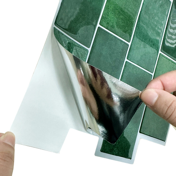 Dekoratyvinis sieninis lipdukas, PET medžiaga, kvadratinis raštas, 1 vnt, tinkama svetainei, miegamajam, studijai ir virtuvei