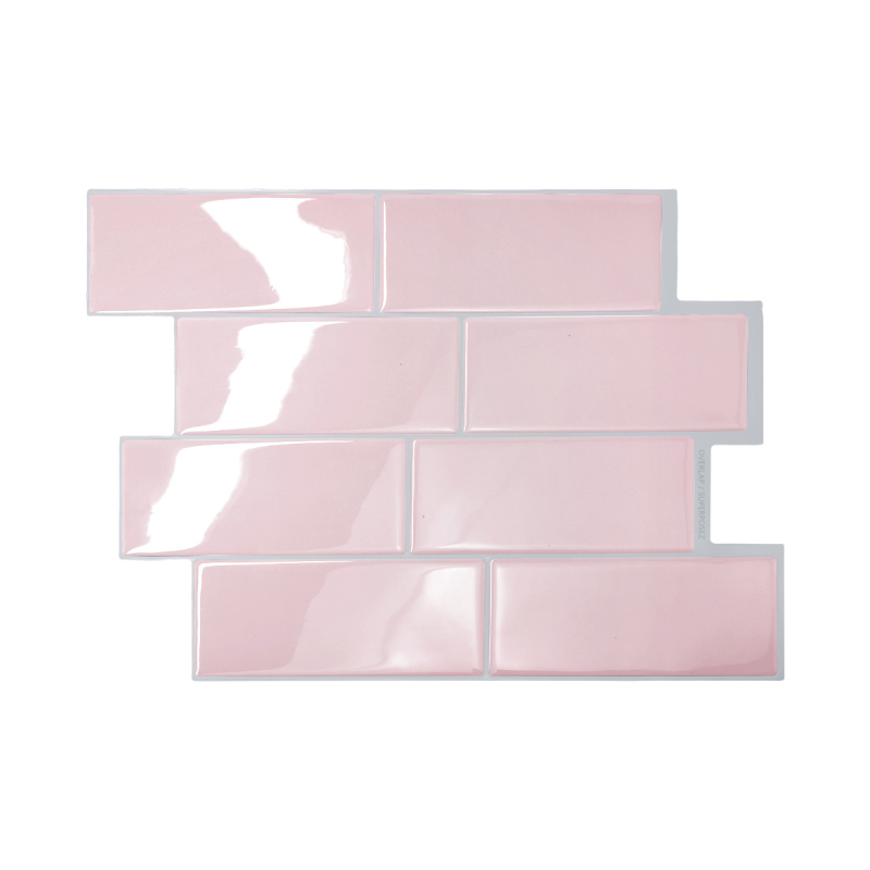 Dekoratyvinis sieninis lipdukas, PET medžiaga, kvadratinis raštas, 1 vnt, tinkama svetainei, miegamajam, studijai ir virtuvei