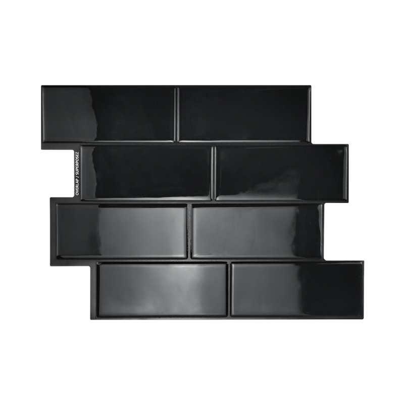 Dekoratyvinis sieninis lipdukas, PET medžiaga, kvadratinis raštas, 1 vnt, tinkama svetainei, miegamajam, studijai ir virtuvei