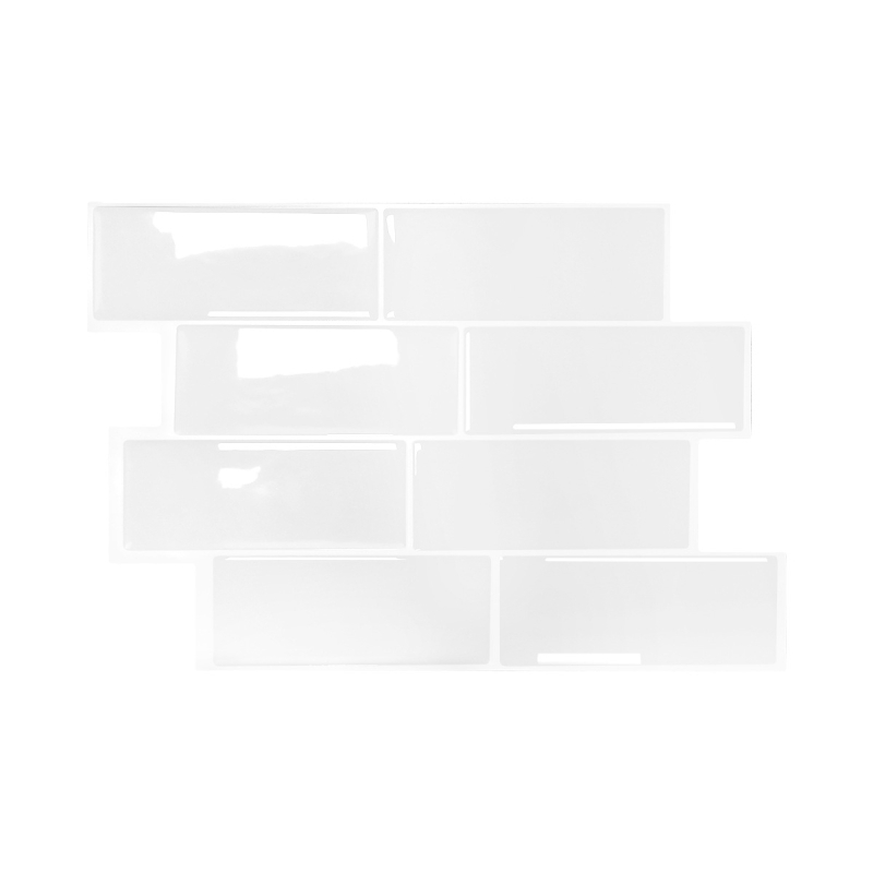 Dekoratyvinis sieninis lipdukas, PET medžiaga, kvadratinis raštas, 1 vnt, tinkama svetainei, miegamajam, studijai ir virtuvei