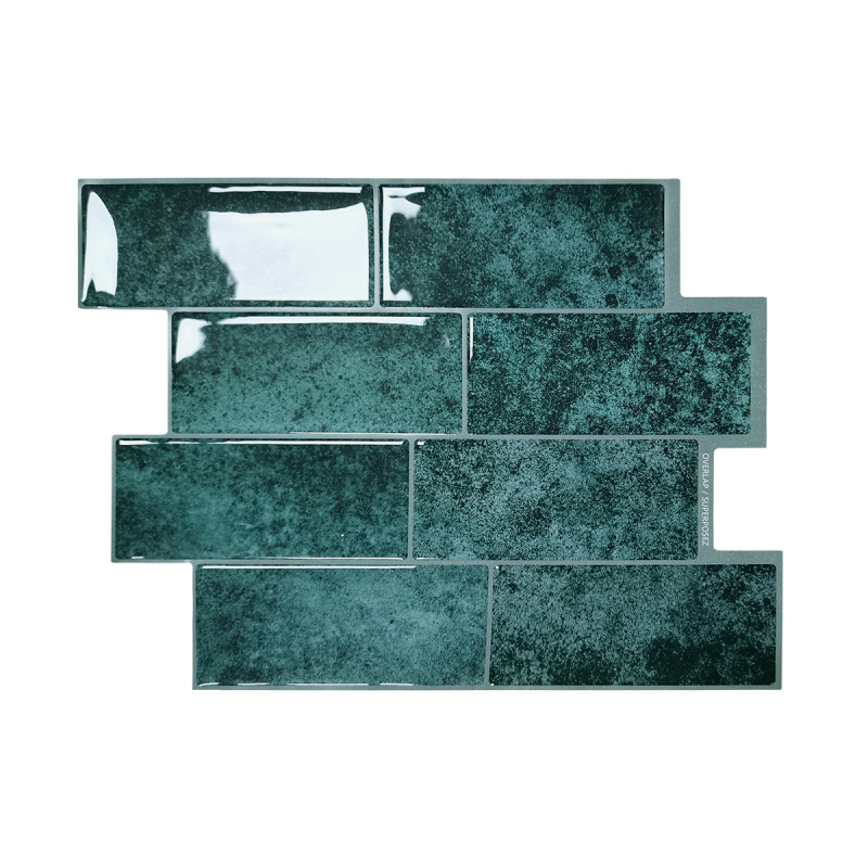 Dekoratyvinis sieninis lipdukas, PET medžiaga, kvadratinis raštas, 1 vnt, tinkama svetainei, miegamajam, studijai ir virtuvei