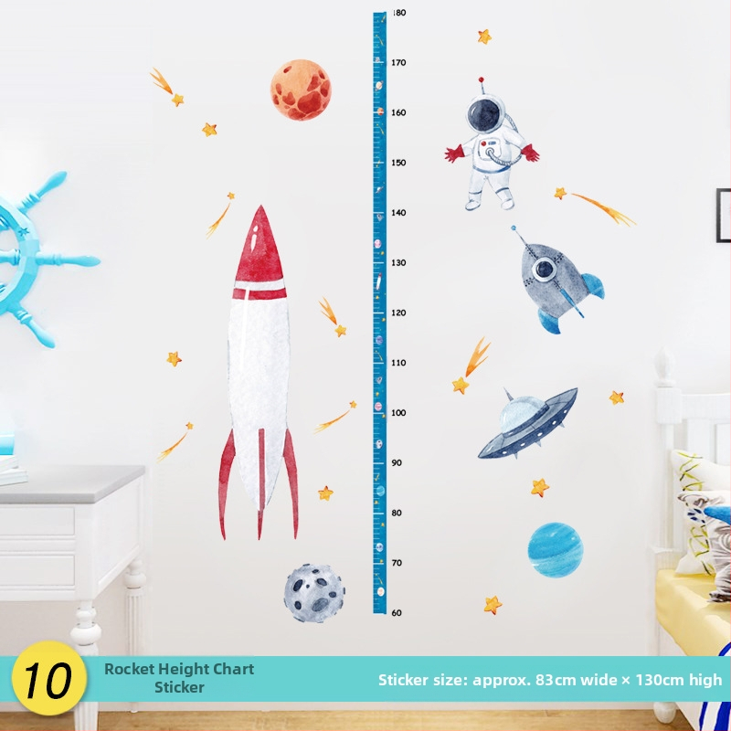 Žirafos karikatūra – aukščio matavimo sienos lipdukas – PVC, Prekės ženklas Shun Ran, Atsparus vandeniui, Modelis 19373433771