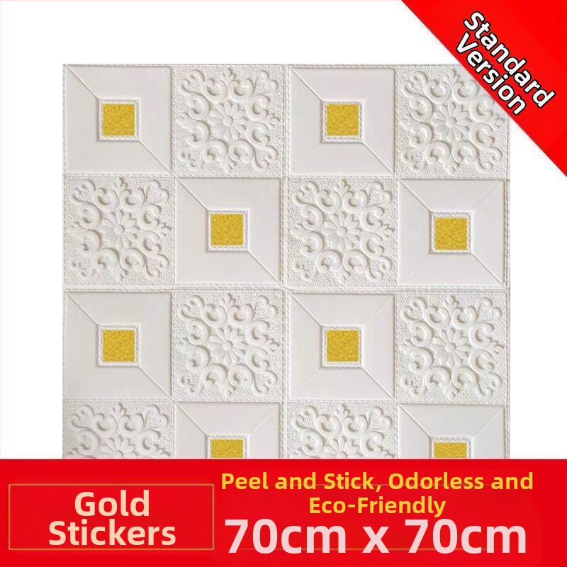 3D putų plytų sienų lipdukas, lipnus, atsparus vandeniui, pelėsiams, antistatinis ir garso izoliacija; iš XPE putų; motyvai: vieno tono, širdis, geometrija, penkiakampė žvaigždė, augalai; tinka svetainei, miegamajam ir biurui.