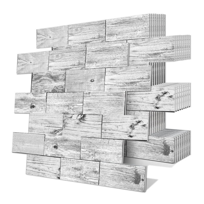 Sienos lipdukas – XPE putų, atsparus vandeniui lipnus 3D siuvimo rašto dekoras virtuvei ir voniai, modelis 22117422025, 1 vnt.