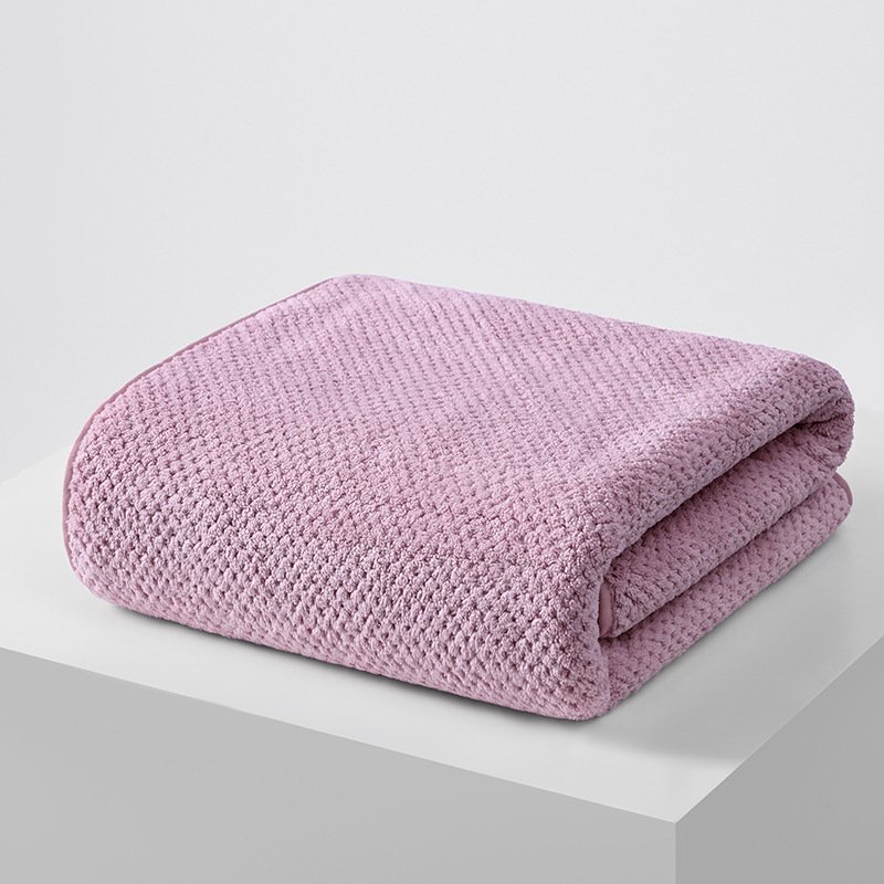 Kupaći ručnik od koralnog fleeca s ananasom, poliester, 150D, 200–300 g, visina dlačica: visoka/niska, za kupanje/plažu