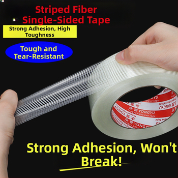 Ταινία ινών με ρίγες SX – Ακρυλική κόλλα σε υπόστρωμα ινών, πάχος 0,15 mm, πρόσφυση 550 N/m, για βιομηχανική στερέωση και δέσιμο βαρέων αντικειμένων